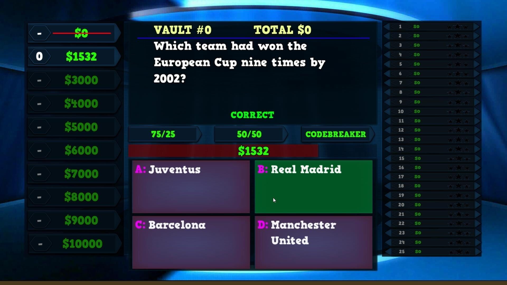Foto do jogo Trivia Vault: Soccer Trivia