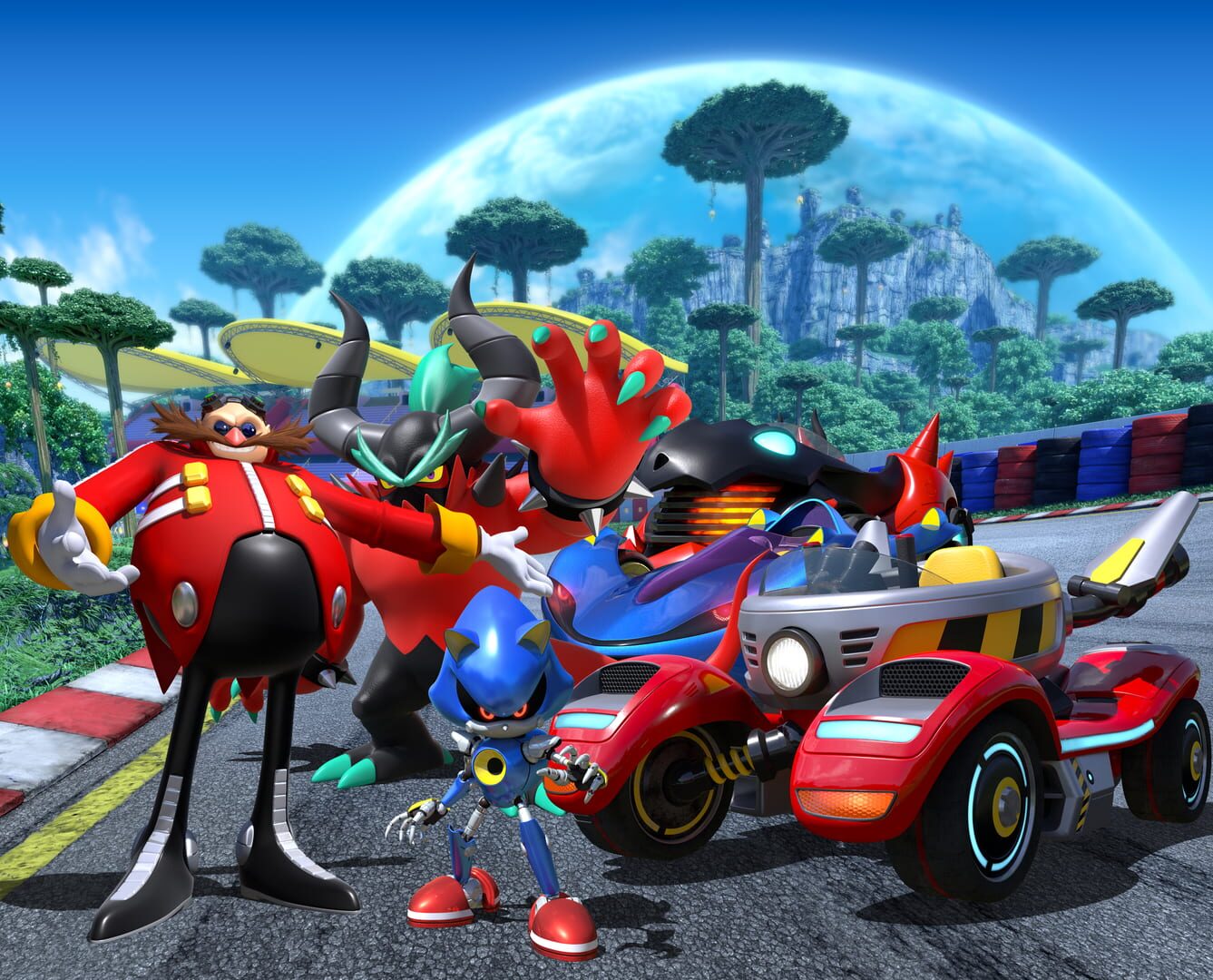 Foto do jogo Team Sonic Racing