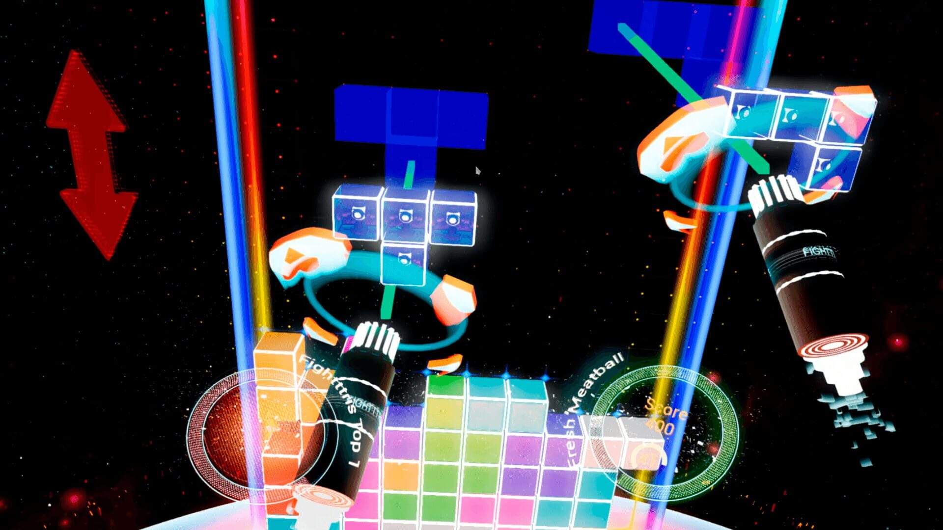 Foto do jogo Fightttris VR