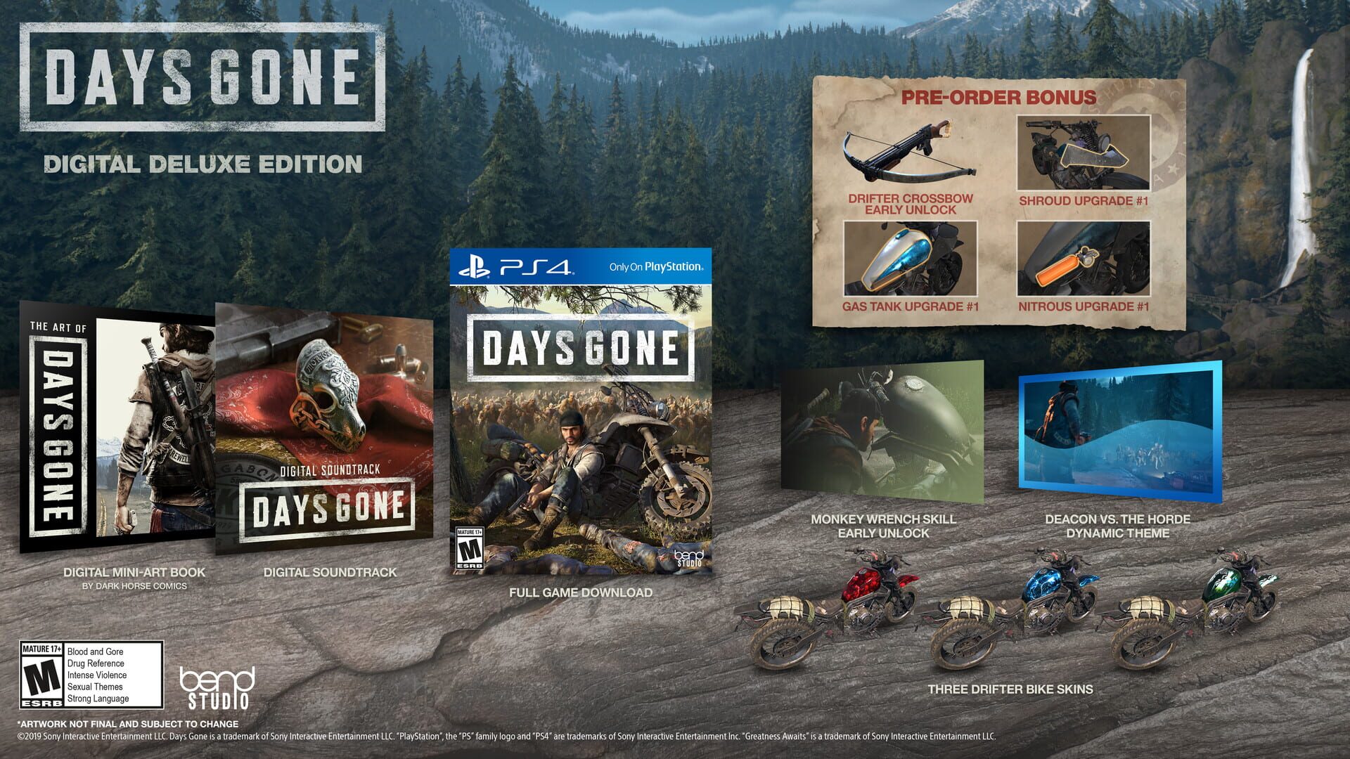 Foto do jogo Days Gone: Digital Deluxe Edition