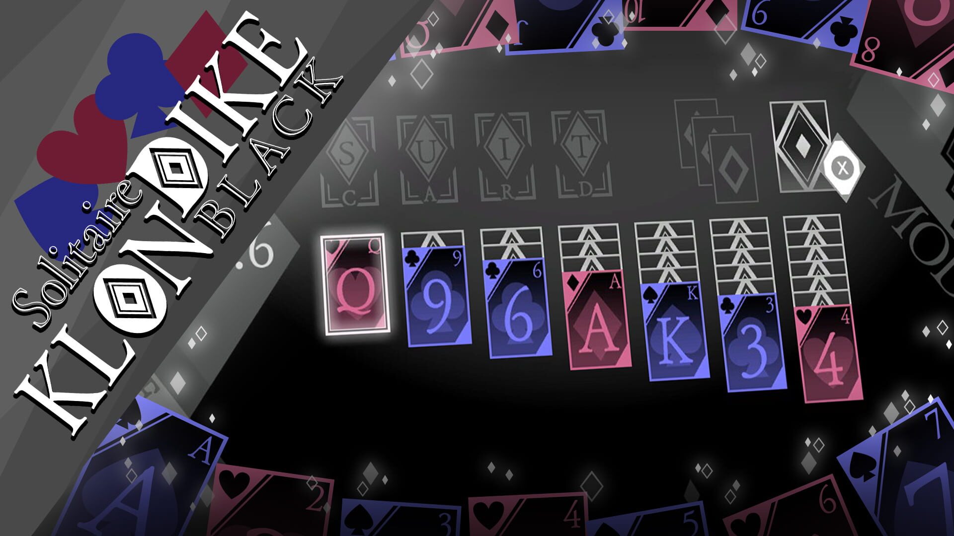 Foto do jogo Solitaire Klondike Black