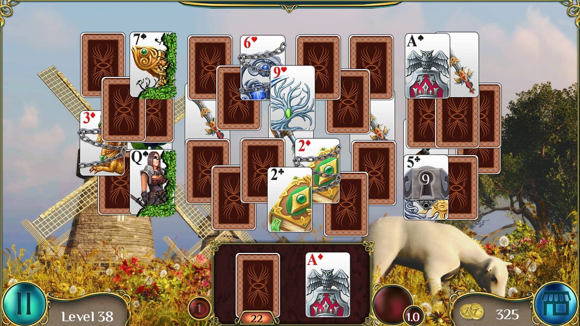 Foto do jogo The Far Kingdoms: Awakening Solitaire
