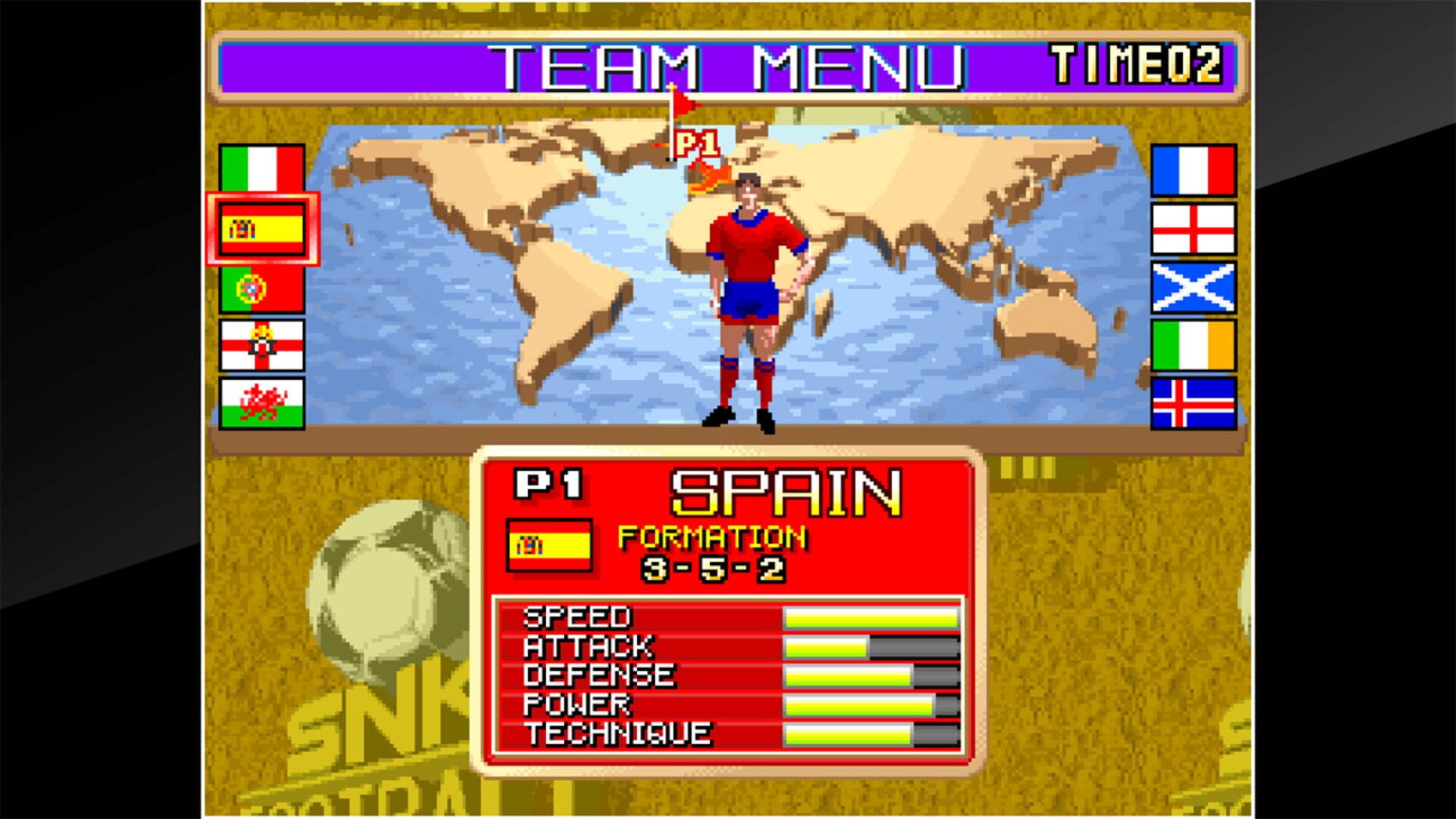 Foto do jogo ACA Neo Geo: The Ultimate 11 - SNK Football Championship