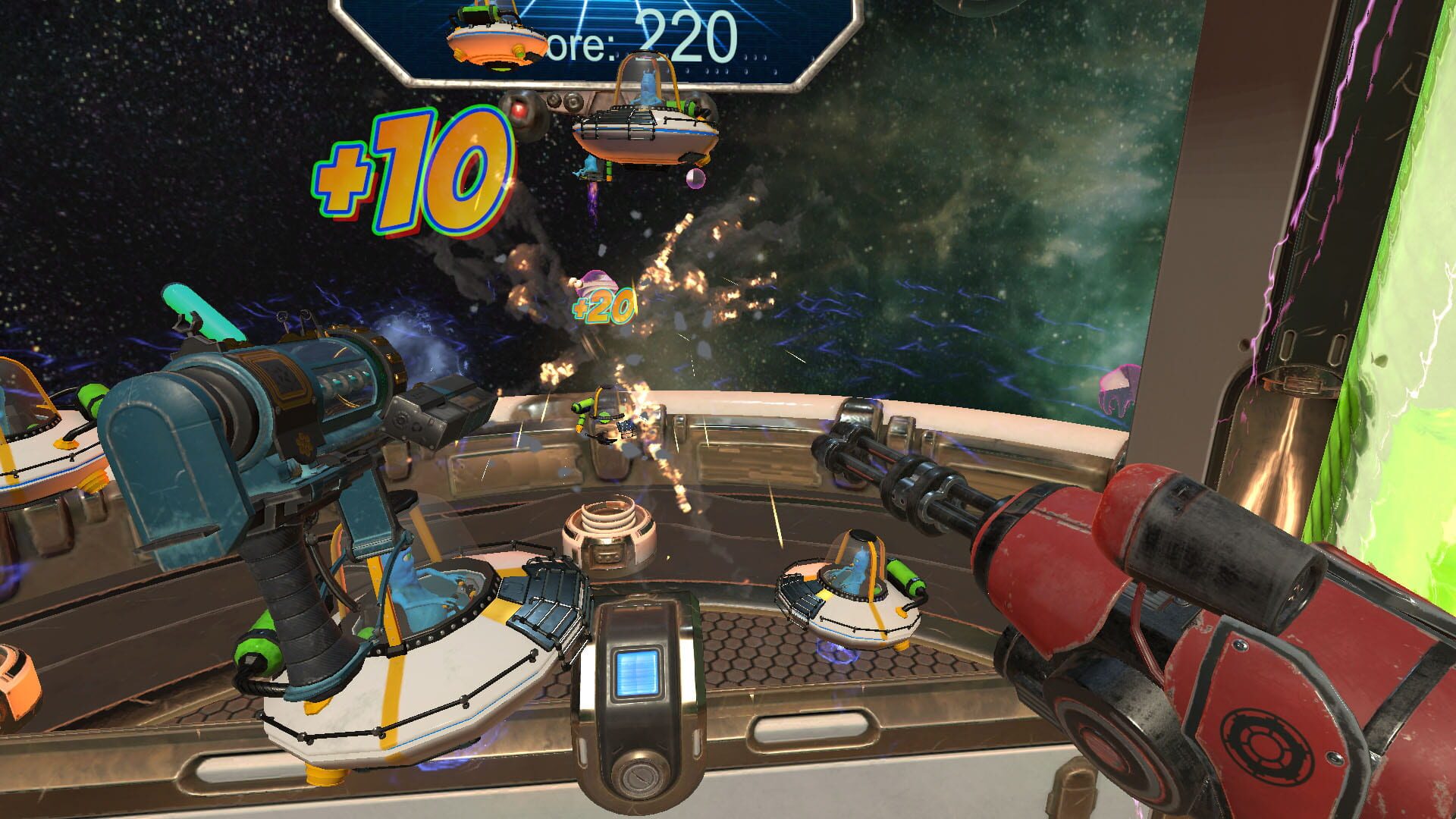 Foto do jogo Aliens Attack VR
