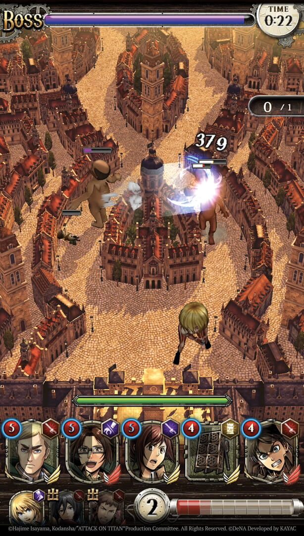 Foto do jogo Attack on Titan Tactics