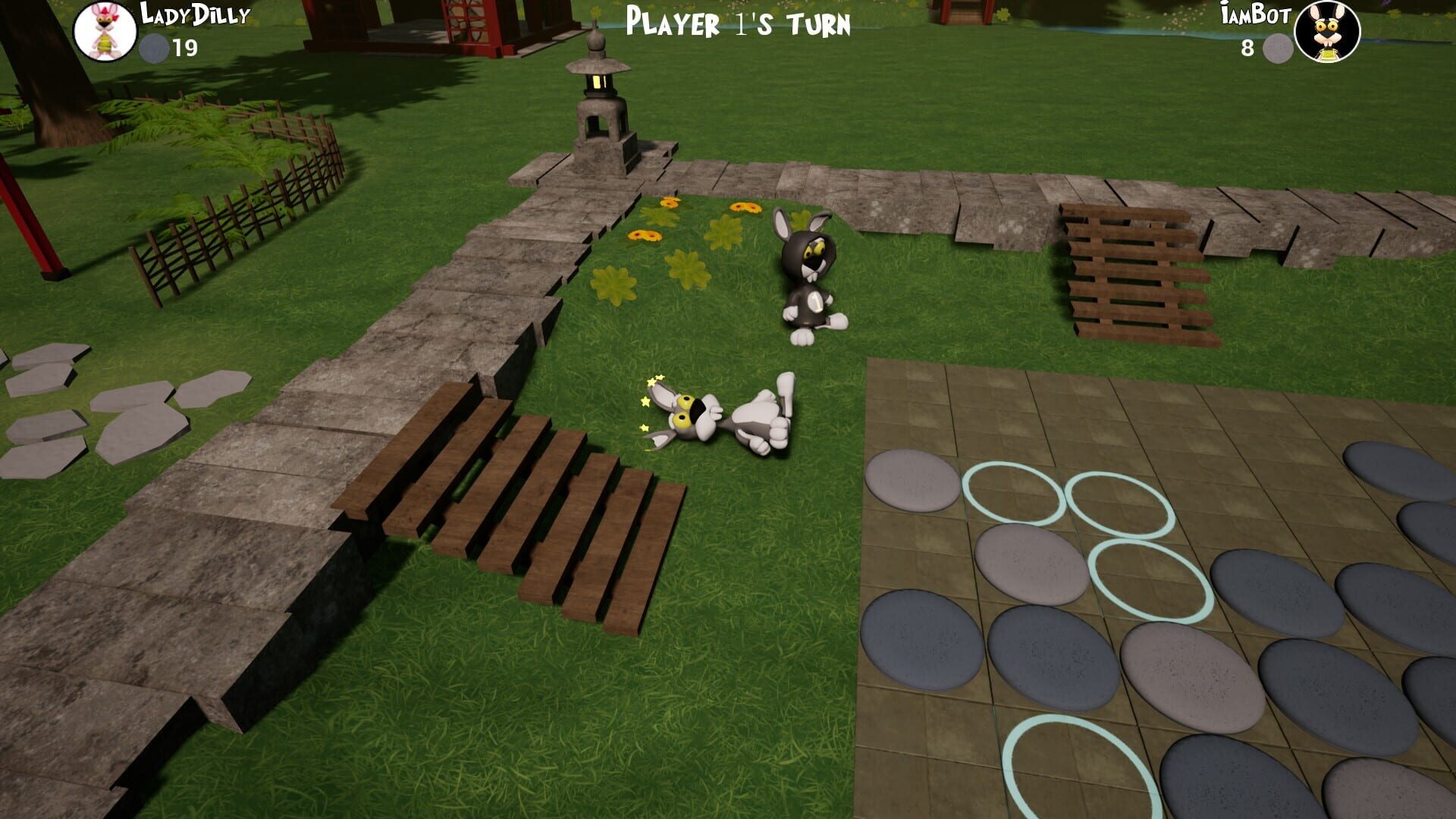 Foto do jogo Bunny Reversi