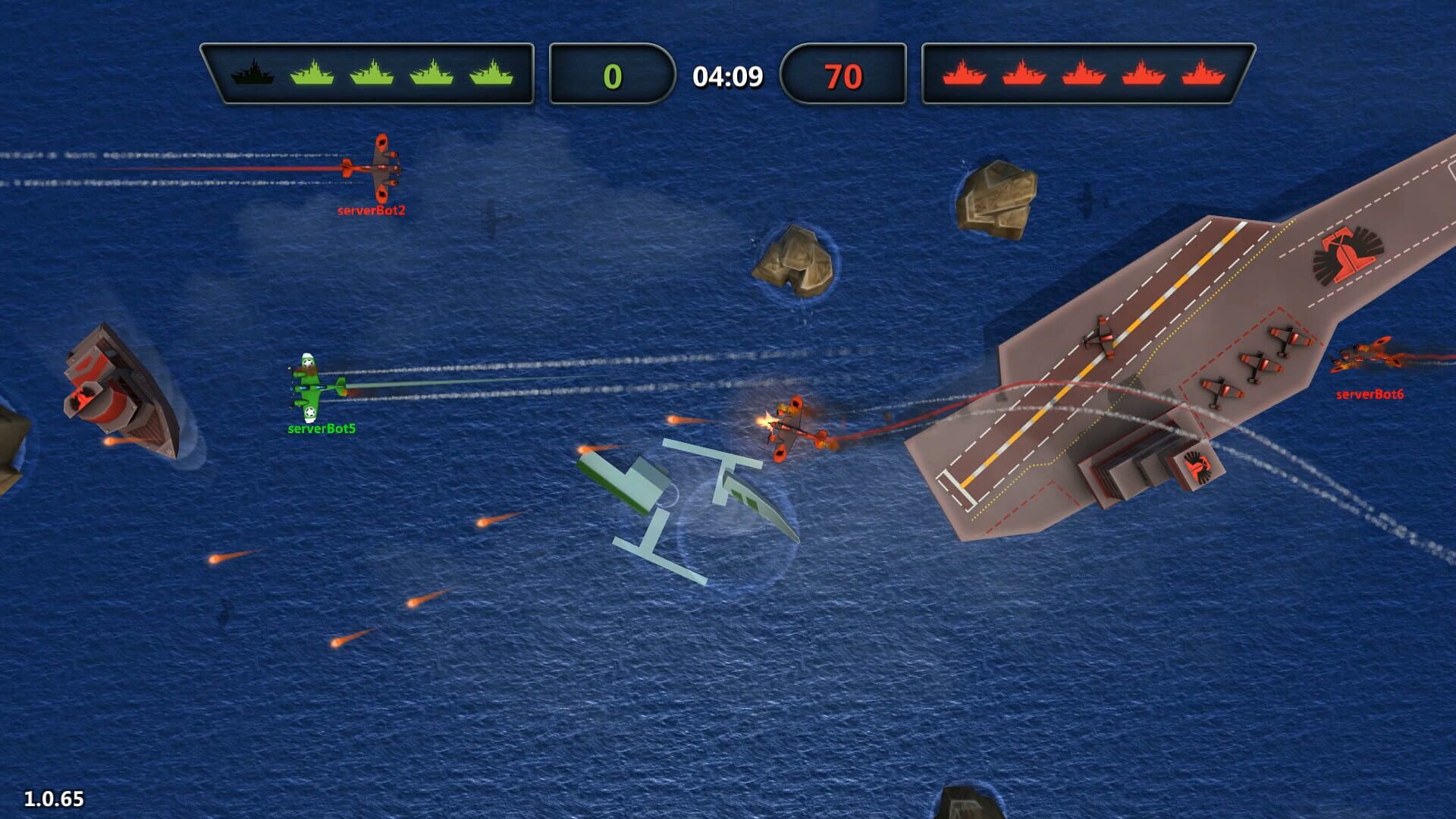 Foto do jogo brainCloud Bombers
