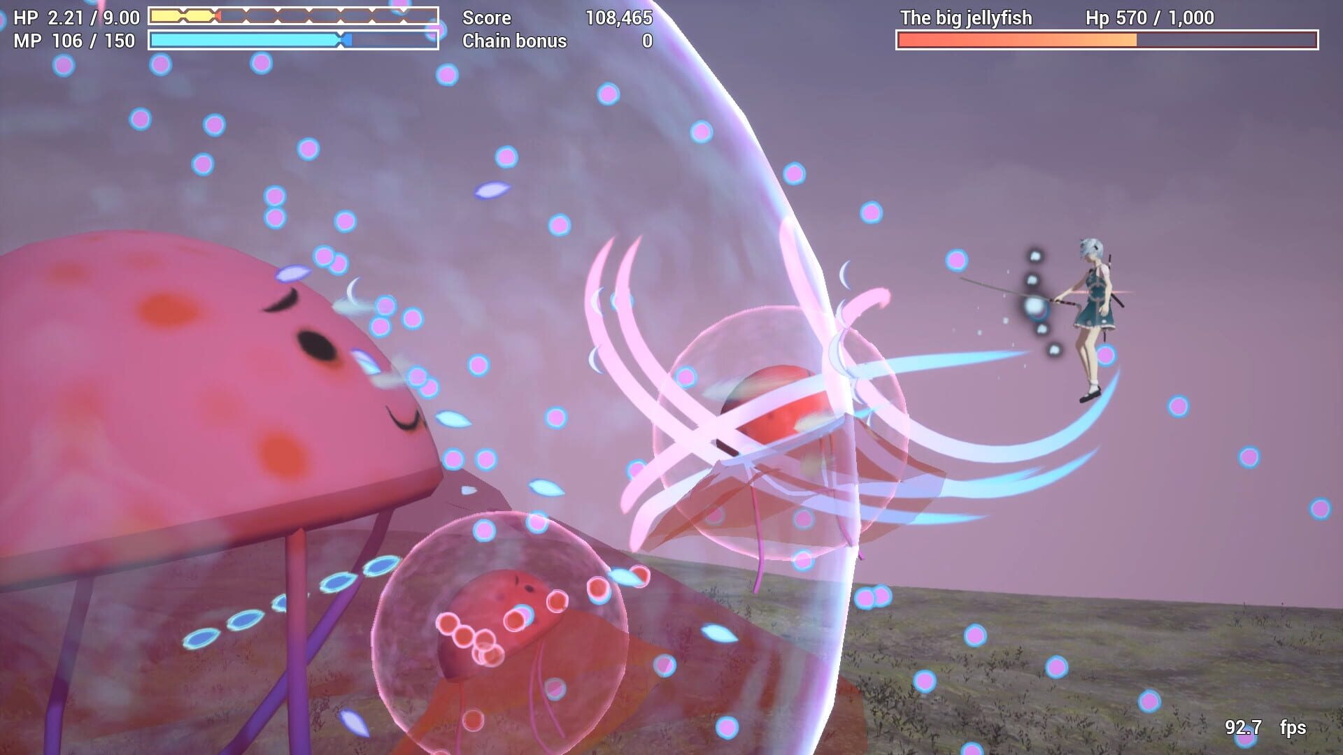 Foto do jogo Touhou Multi Scroll Shooting