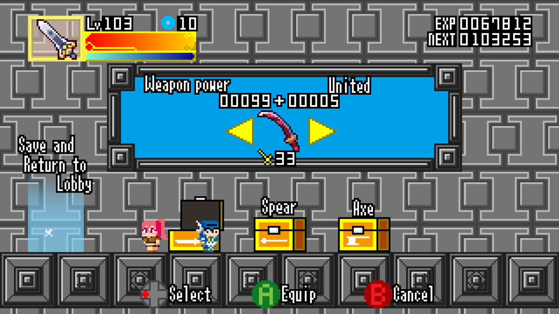 Foto do jogo Square Weapons Dungeon