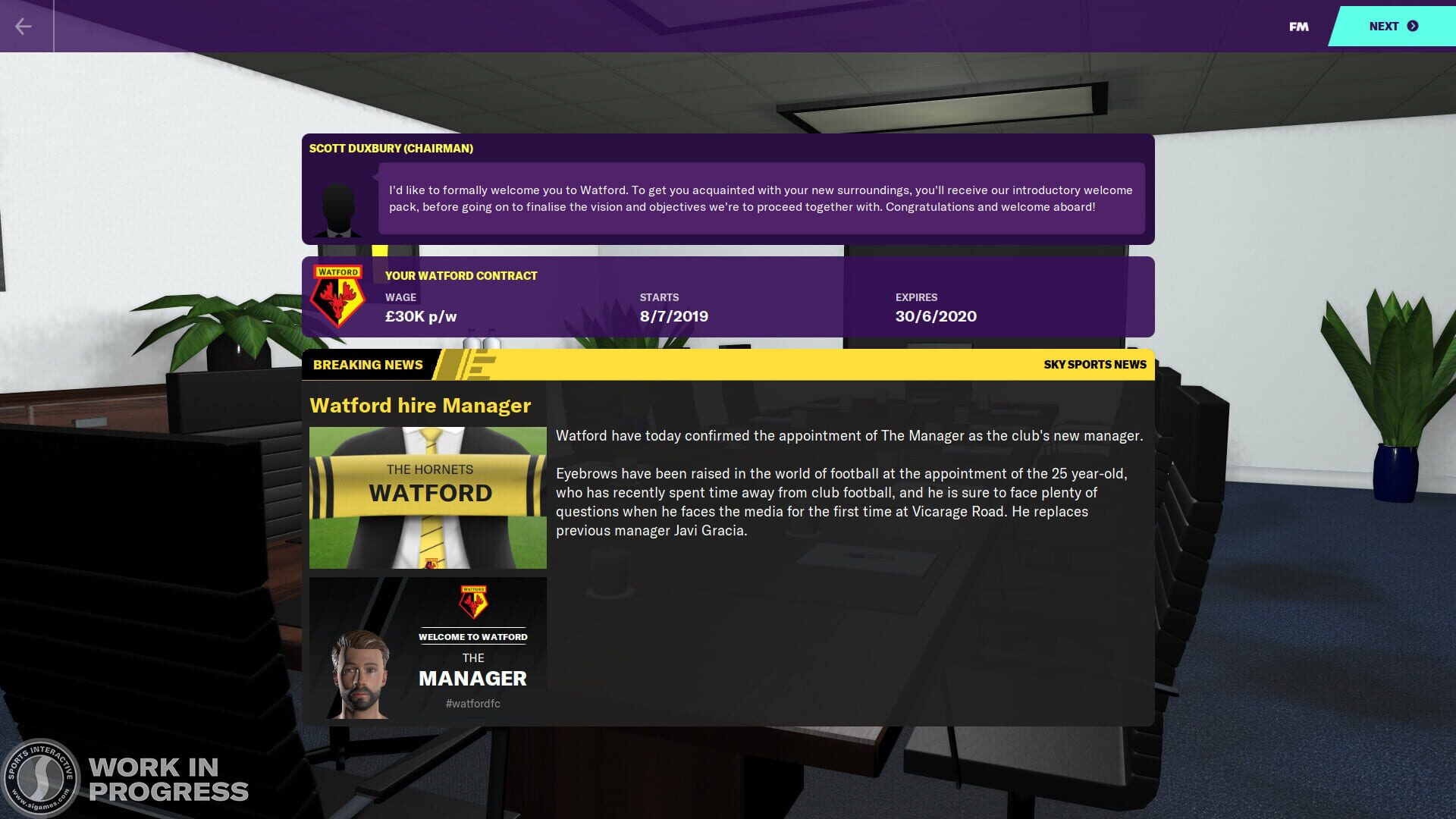 Foto do jogo Football Manager 2020