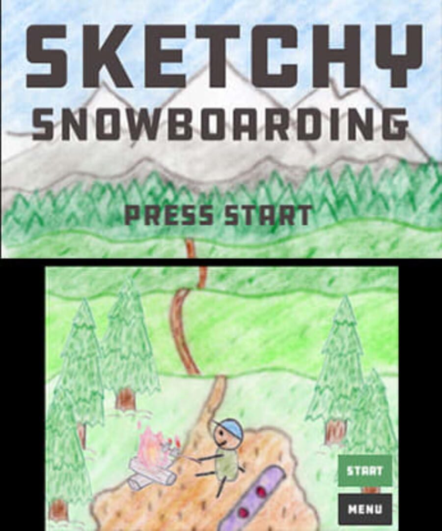 Foto do jogo Sketchy Snowboarding