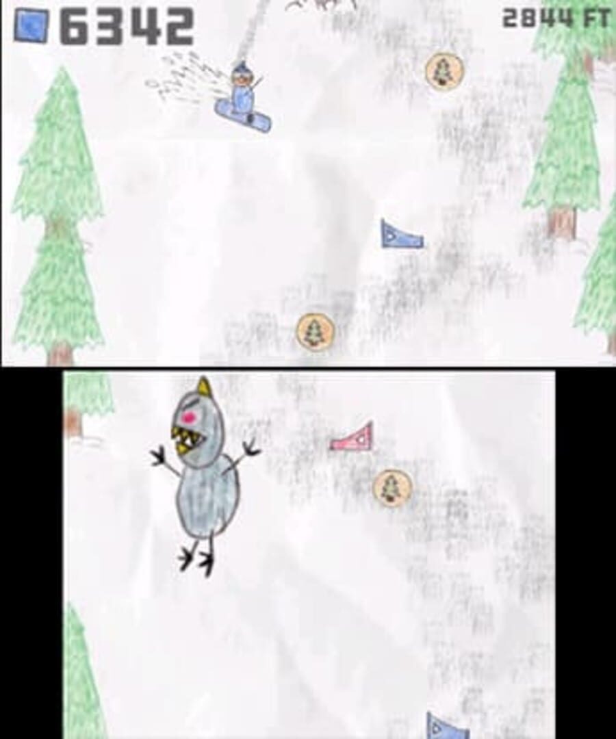 Foto do jogo Sketchy Snowboarding