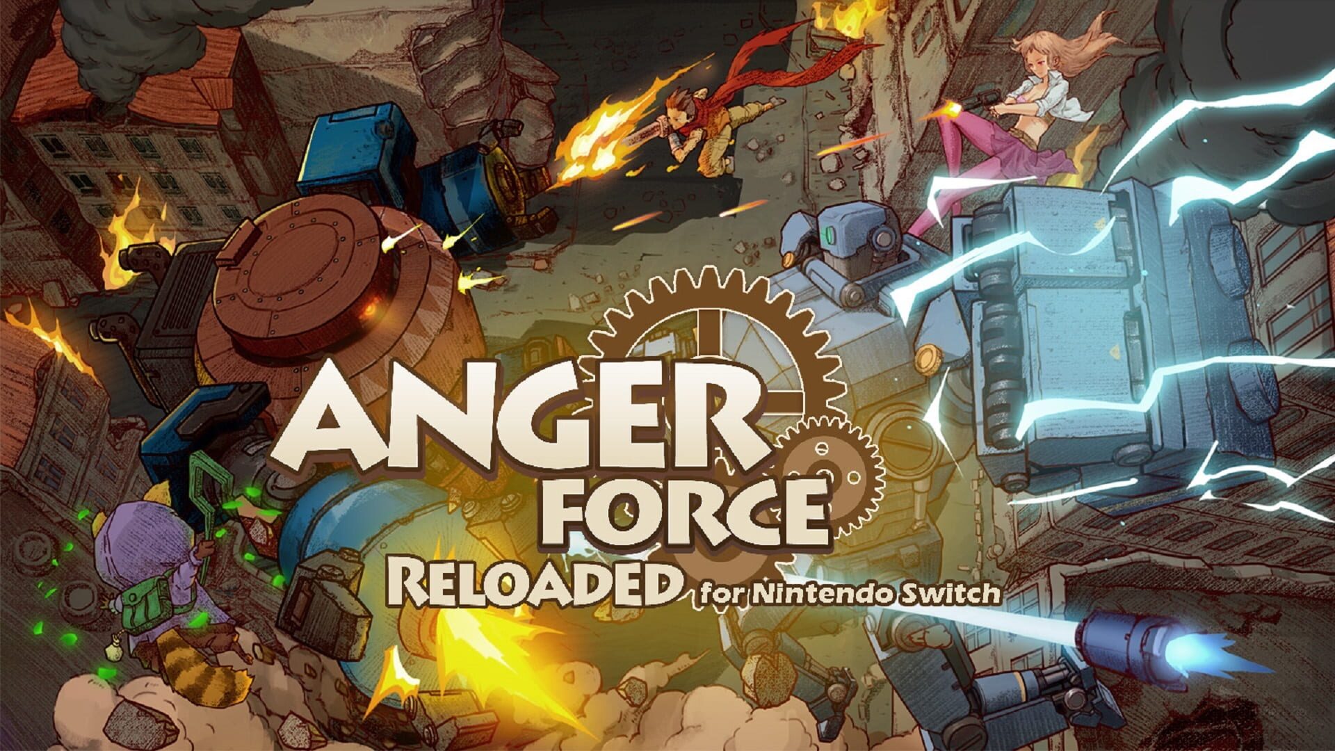 Foto do jogo AngerForce: Reloaded for Nintendo Switch