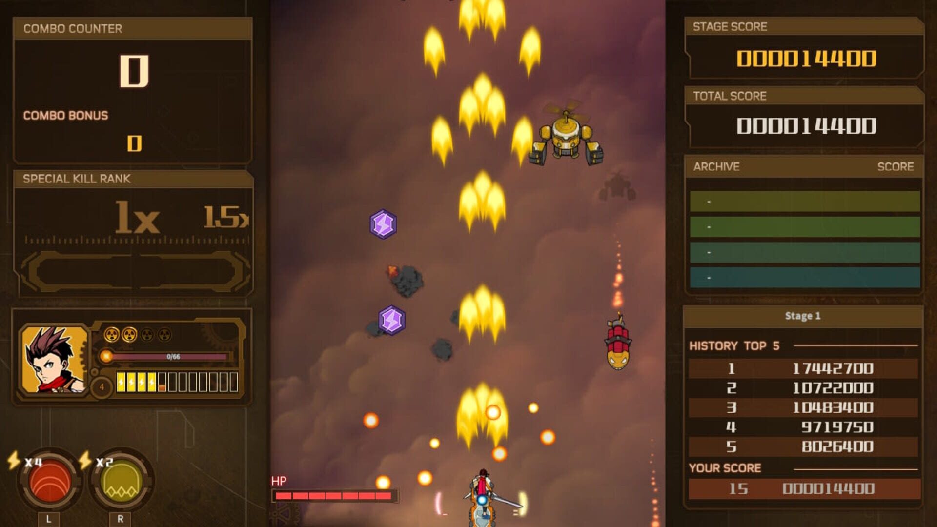 Foto do jogo AngerForce: Reloaded for Nintendo Switch