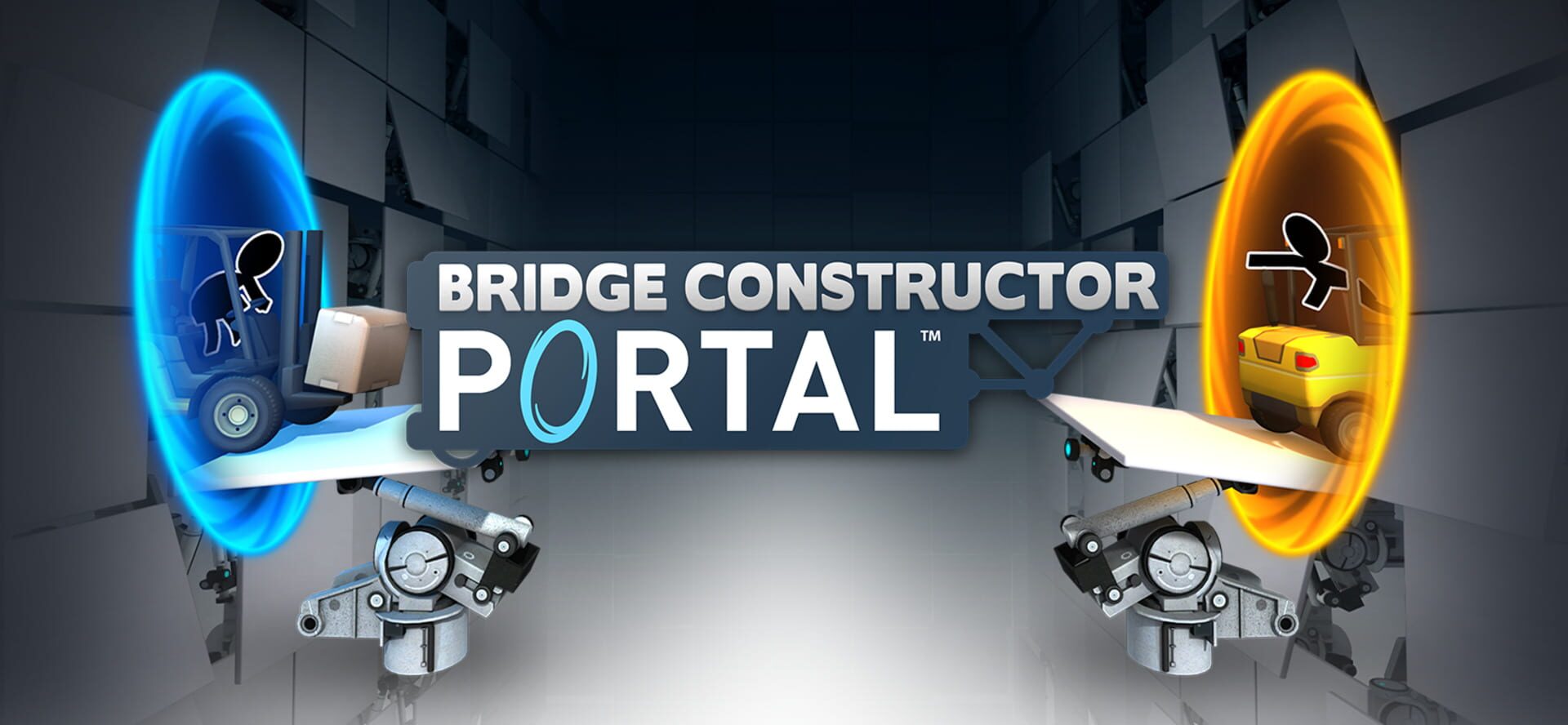 Foto do jogo Bridge Constructor Portal: Portal Proficiency