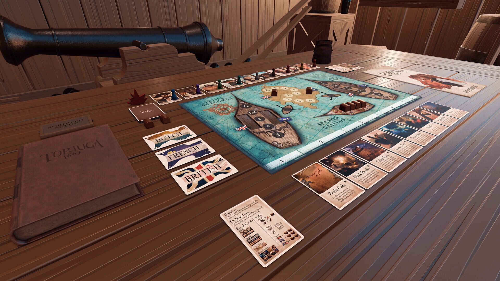 Foto do jogo Tabletop Simulator: Tortuga 1667