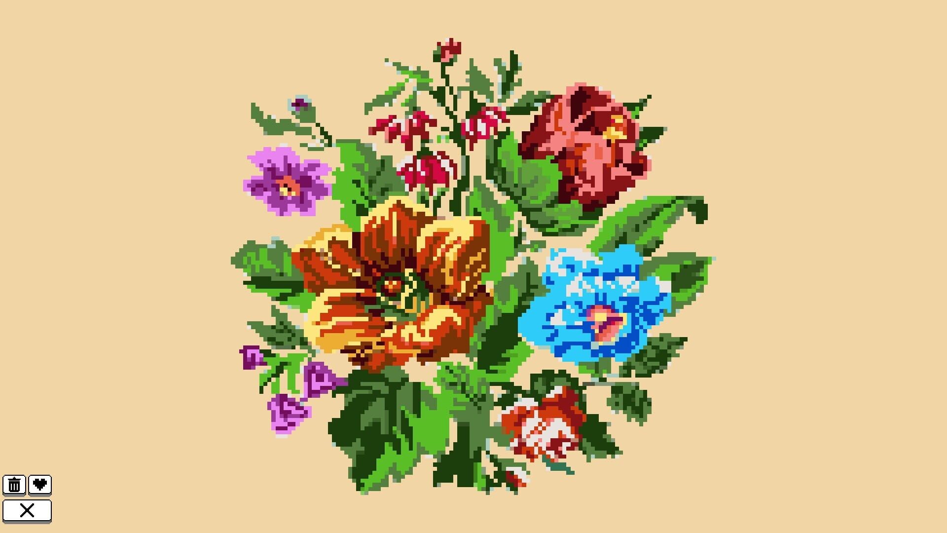 Foto do jogo Coloring Pixels: Flowers Pack
