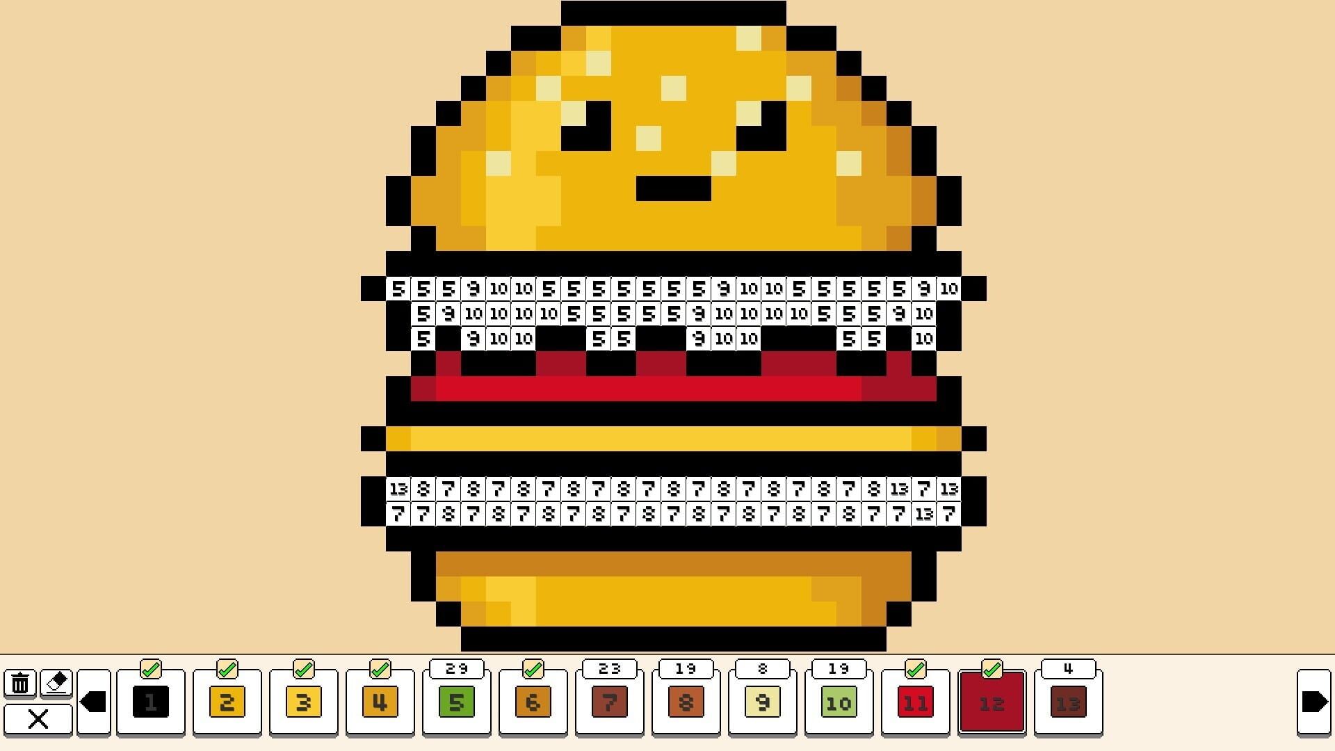 Foto do jogo Coloring Pixels: Food Pack