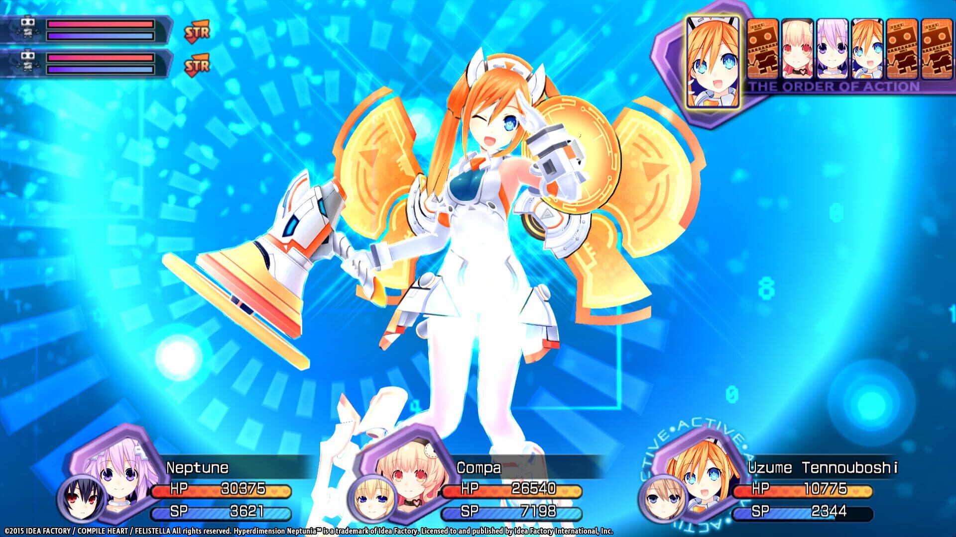 Foto do jogo Hyperdimension Neptunia Re;Birth1: Uzume Battle Entry