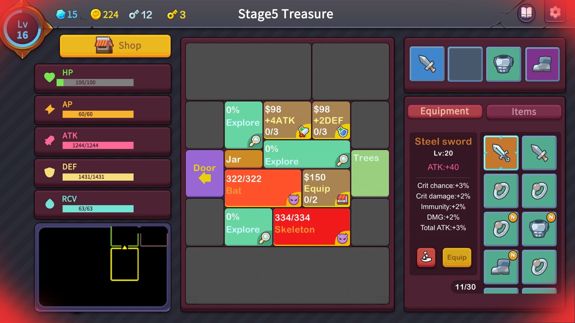 Foto do jogo Minimal Dungeon RPG