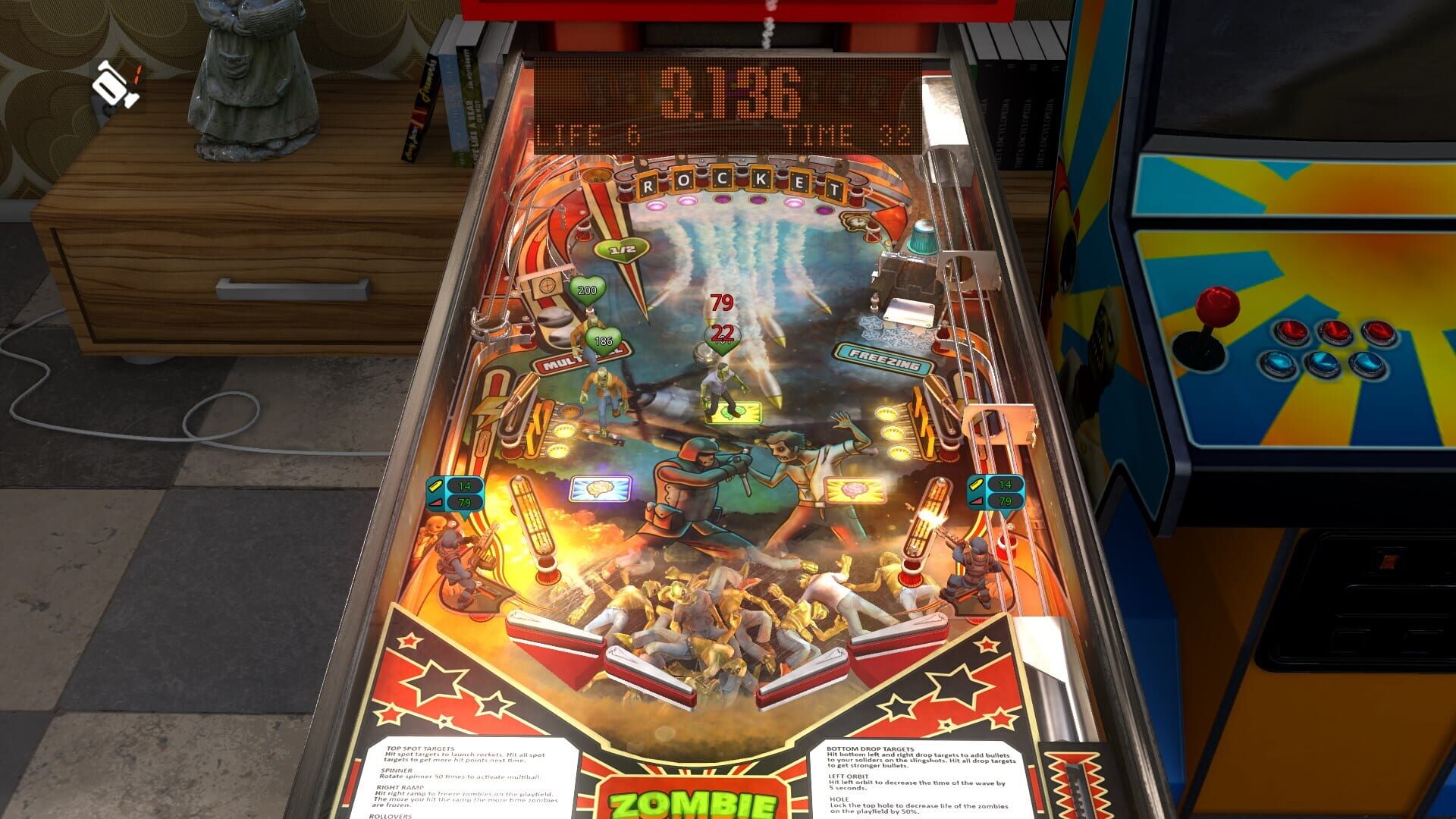 Foto do jogo Zaccaria Pinball: Zombie Invasion