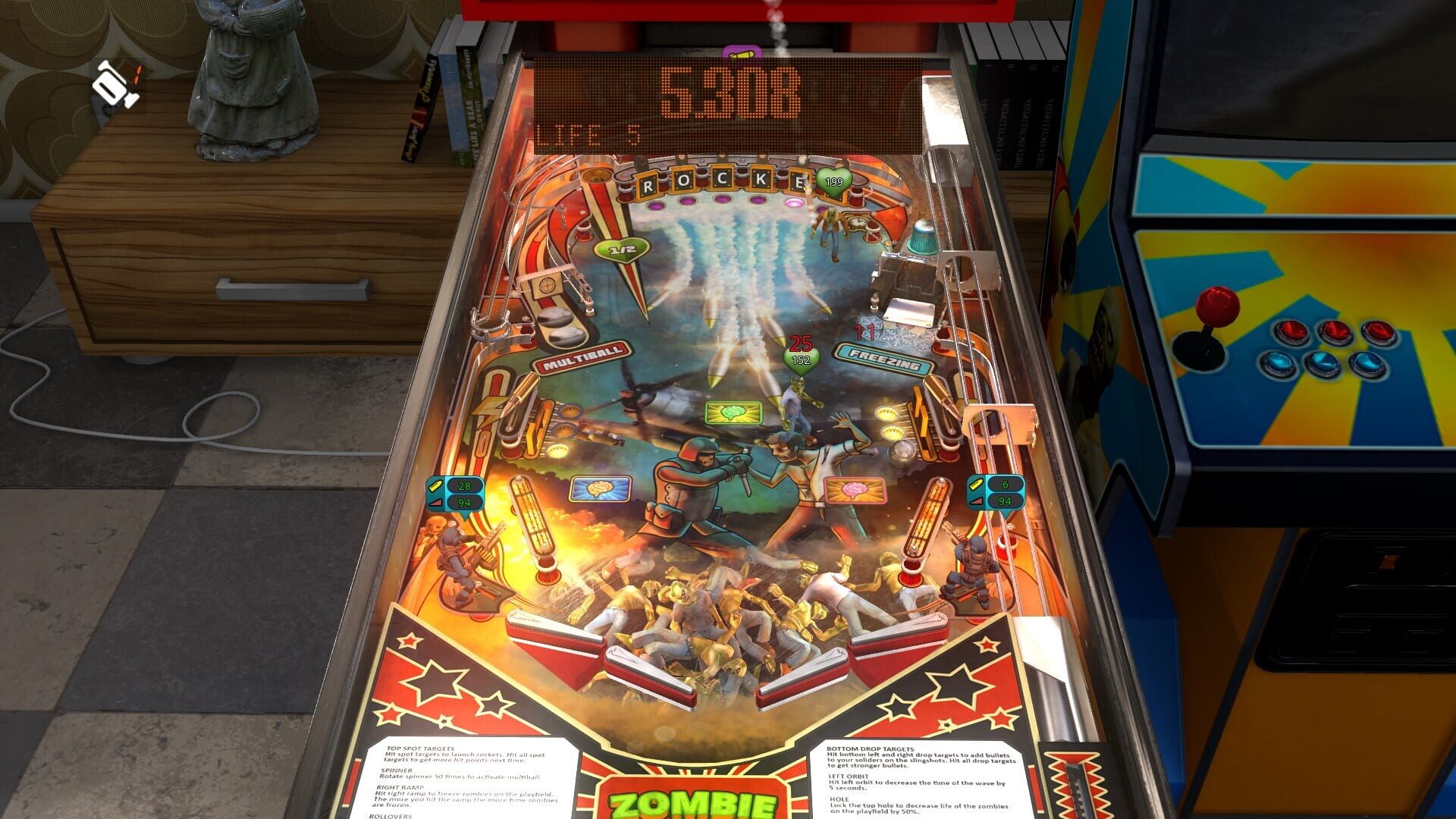 Foto do jogo Zaccaria Pinball: Zombie Invasion