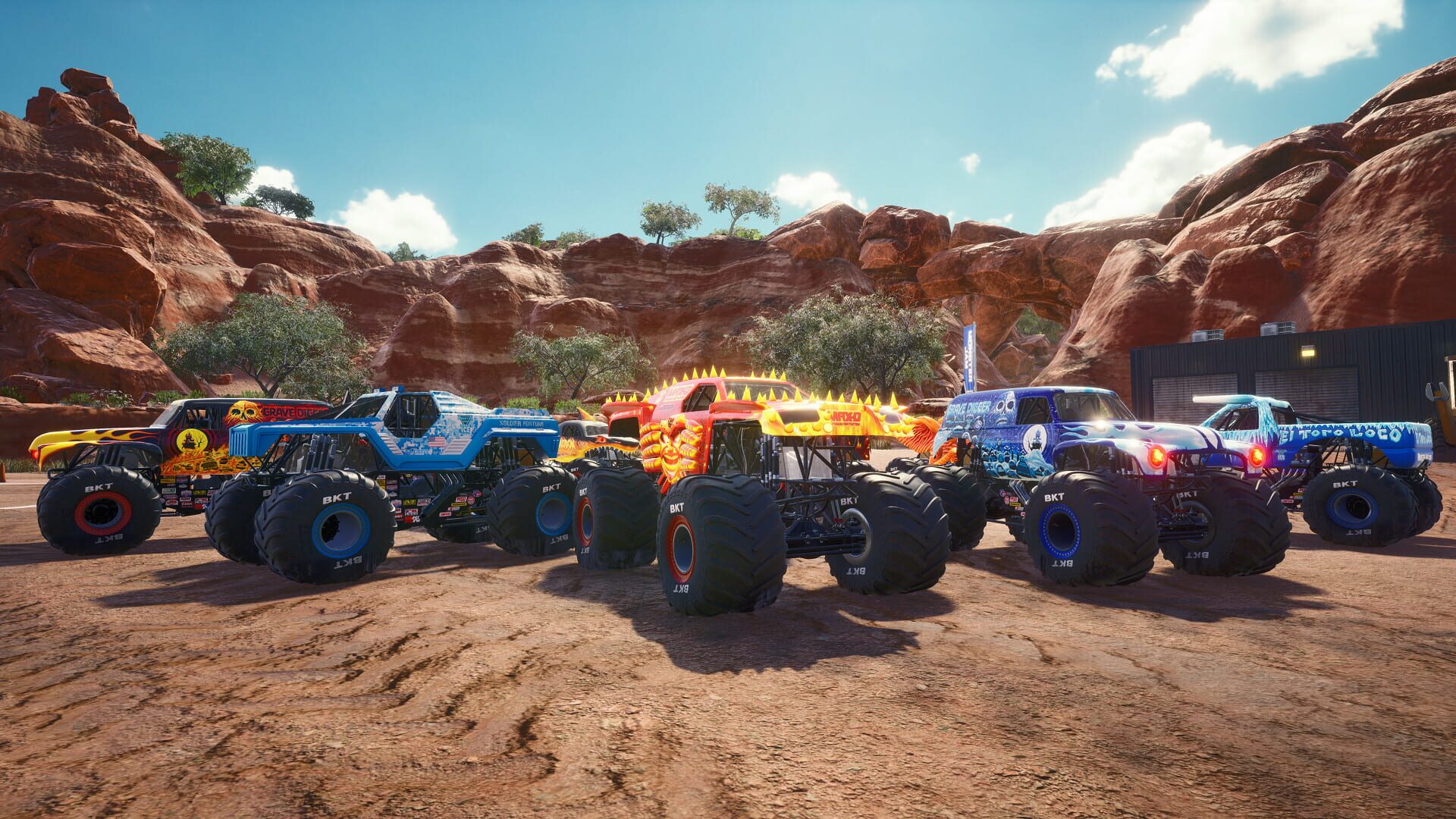 Foto do jogo Monster Jam Steel Titans: Fire & Ice Truck Bundle