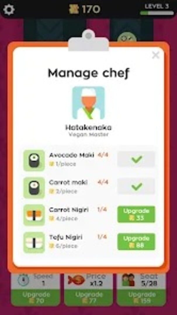 Foto do jogo Sushi Bar Idle