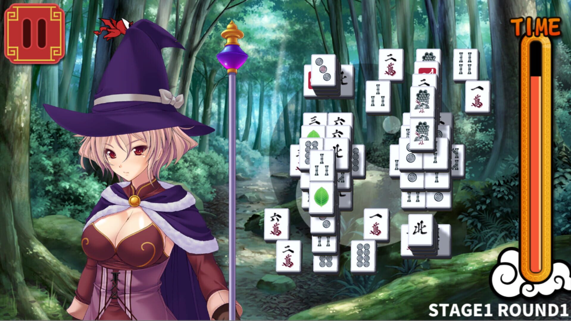 Foto do jogo Mahjong Strip Solitaire: Harem Guild