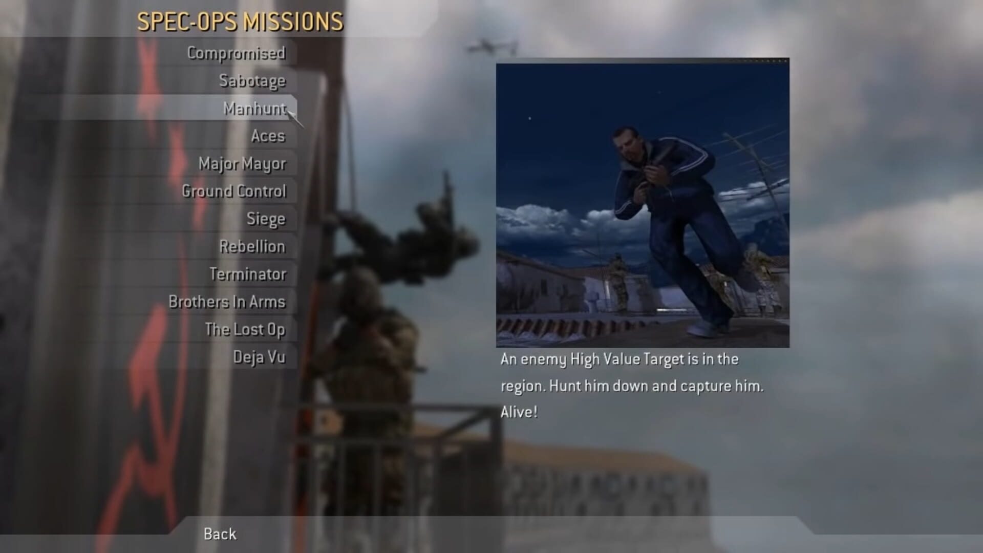 Foto do jogo Call of Duty 4: Spec-Ops