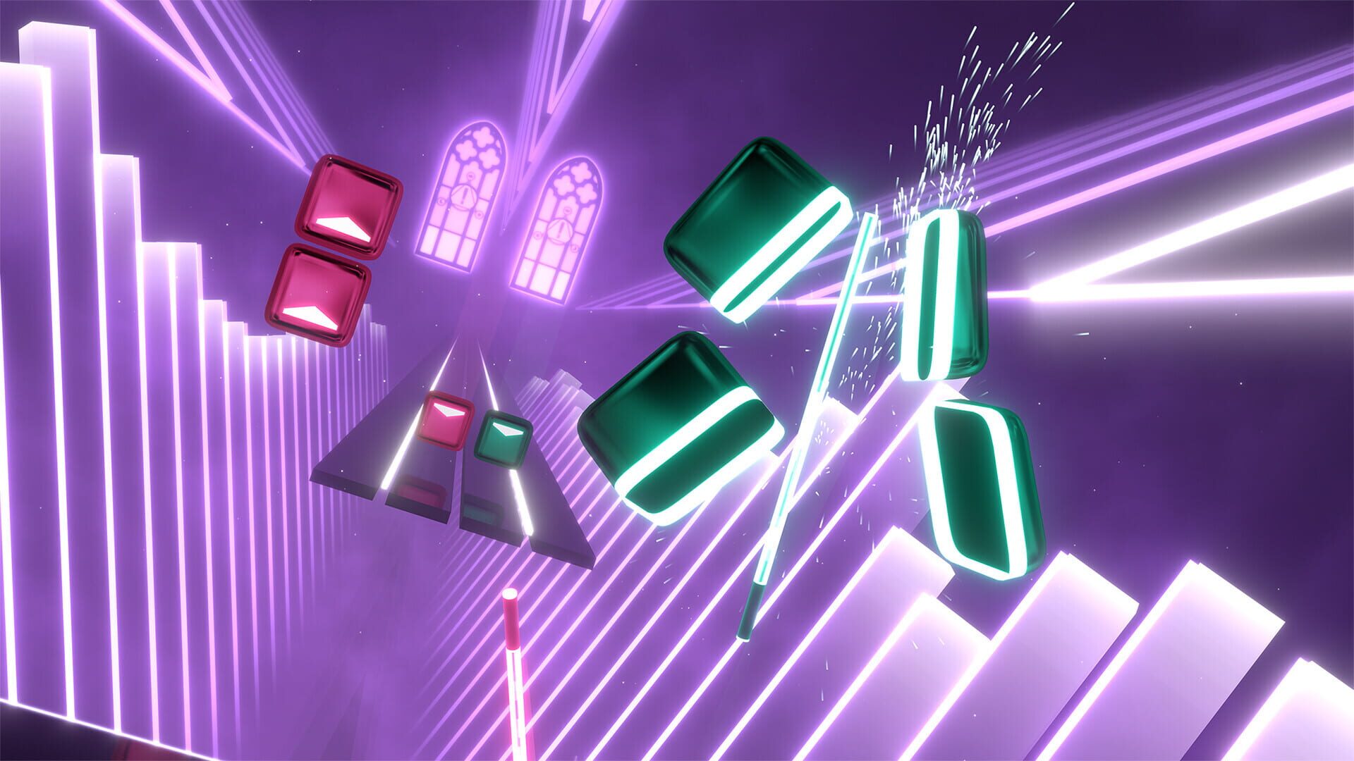 Foto do jogo Beat Saber: Panic! at the Disco - "The Greatest Show"