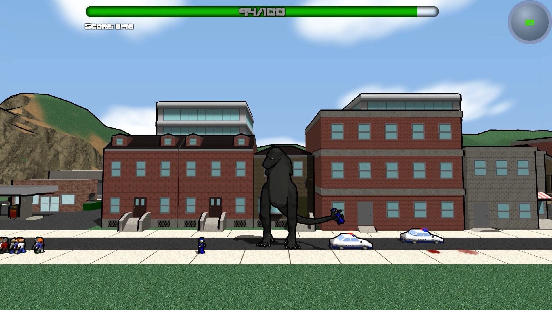 Foto do jogo Attack of the Giant Mutant Lizard