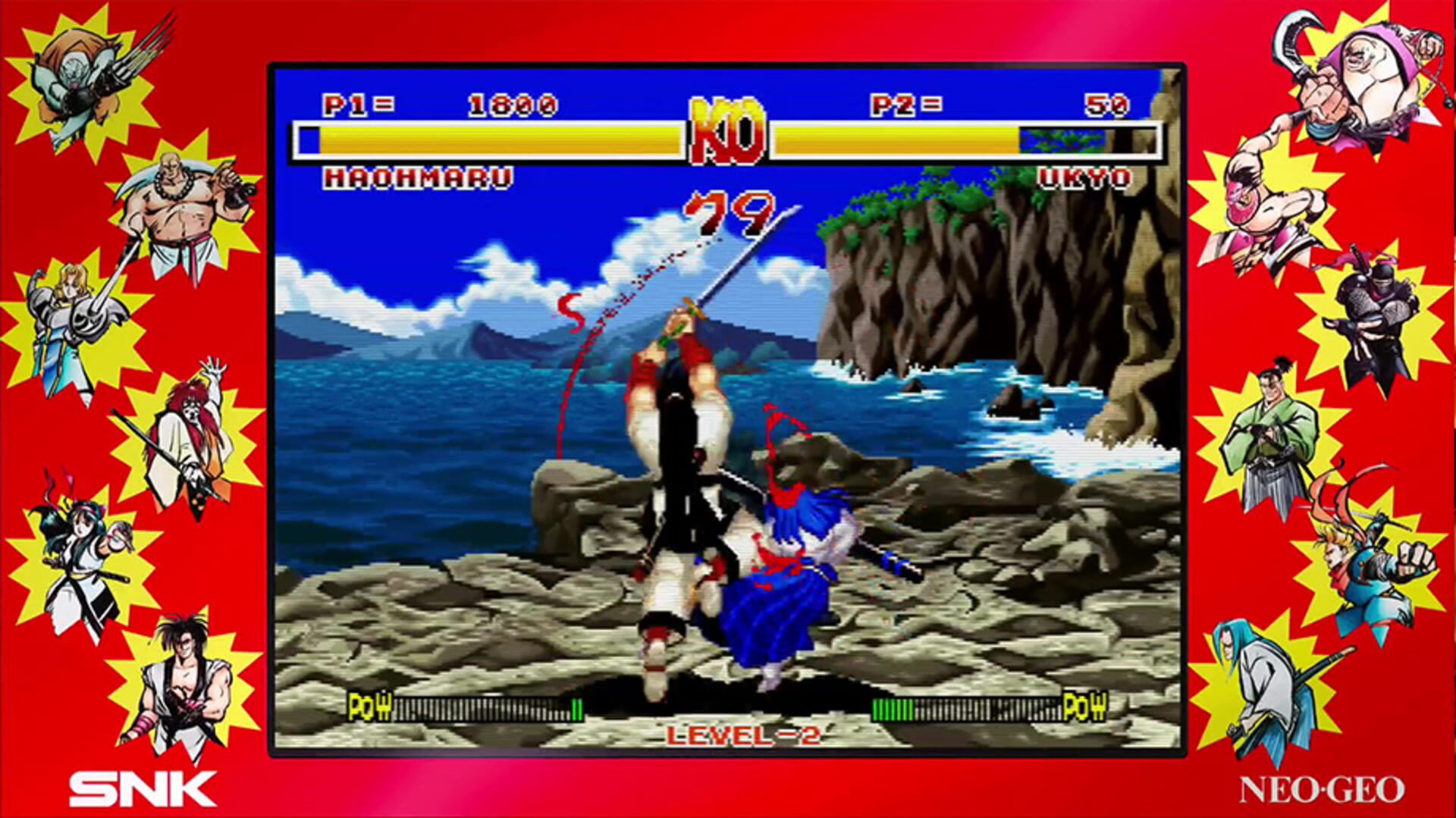 Foto do jogo Samurai Shodown NeoGeo Collection