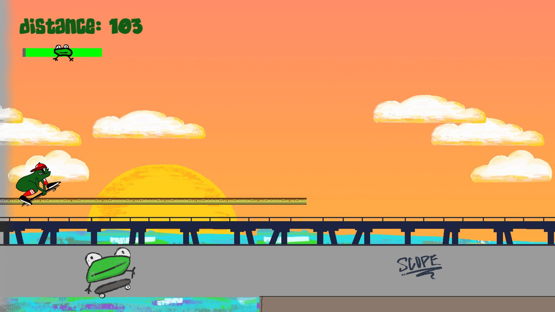 Foto do jogo Skater Frog