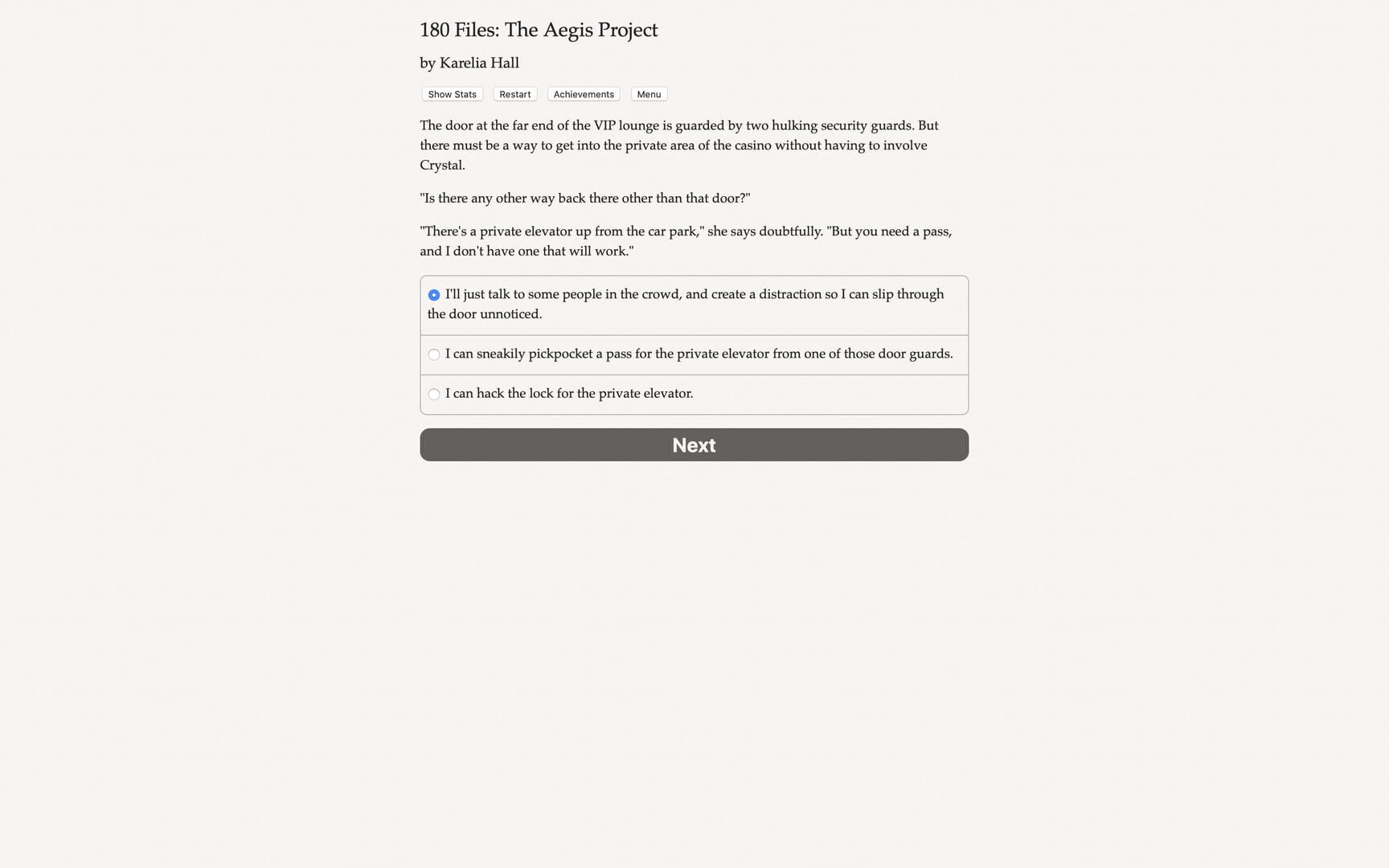 Foto do jogo 180 Files: The Aegis Project