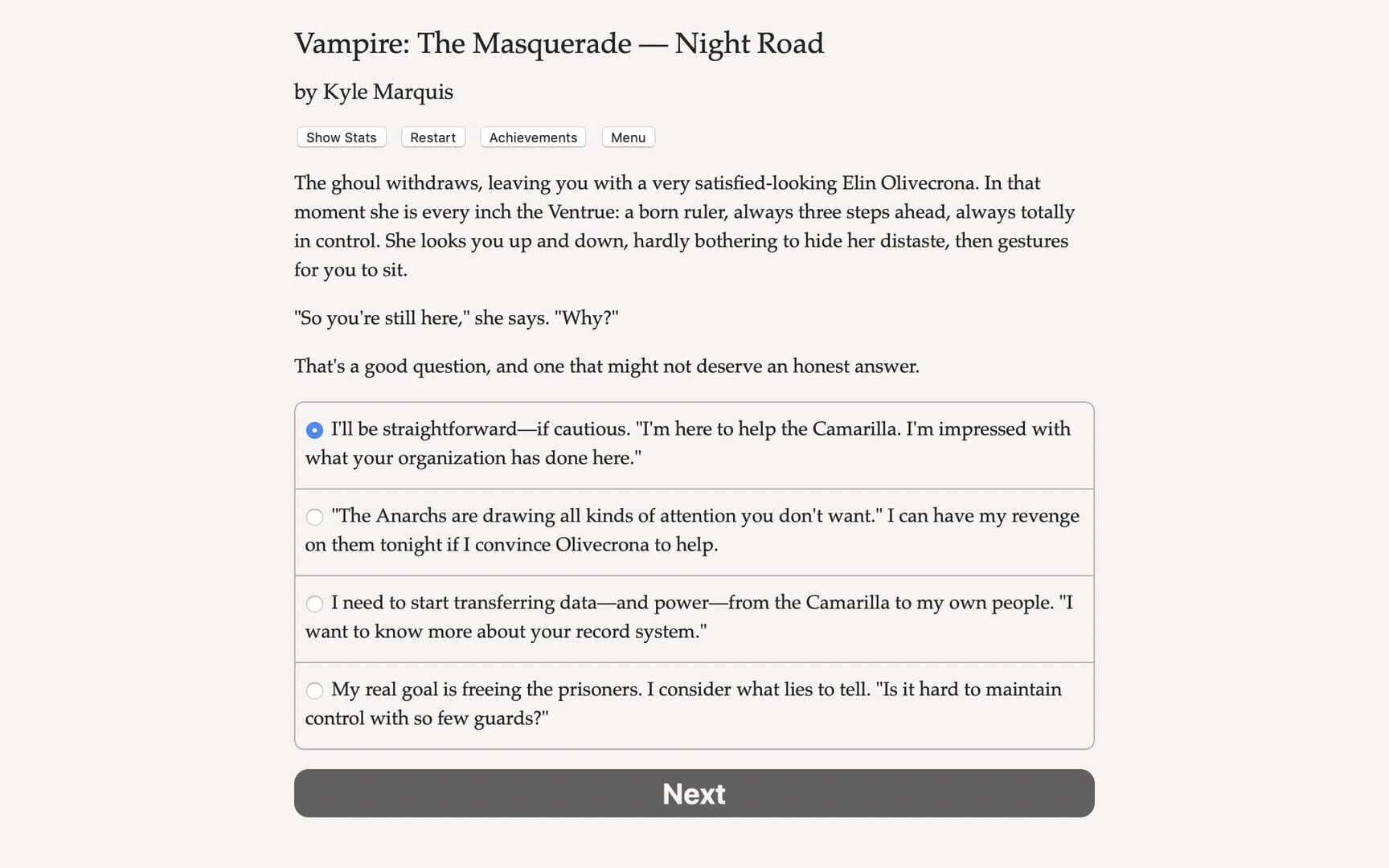 Foto do jogo Vampire: The Masquerade - Night Road