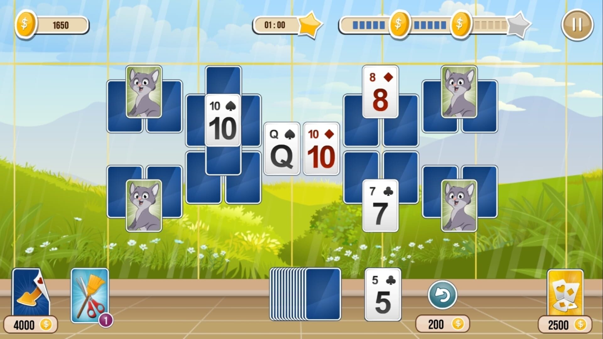Foto do jogo Solitaire TriPeaks Flowers