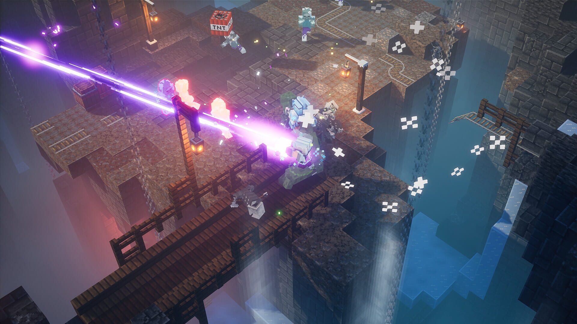 Foto do jogo Minecraft Dungeons: Creeping Winter