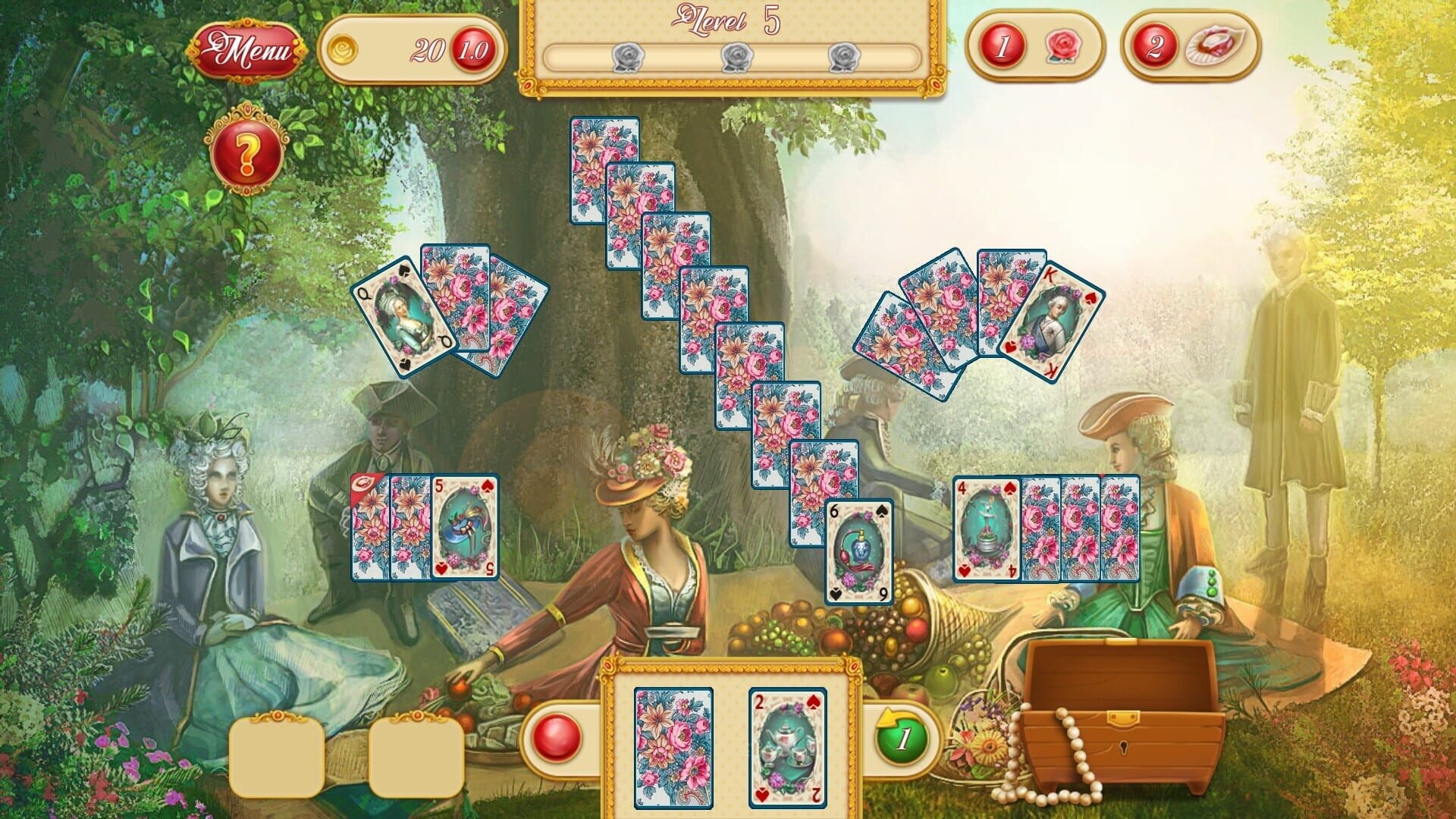 Foto do jogo Marie Antoinette's Solitaire