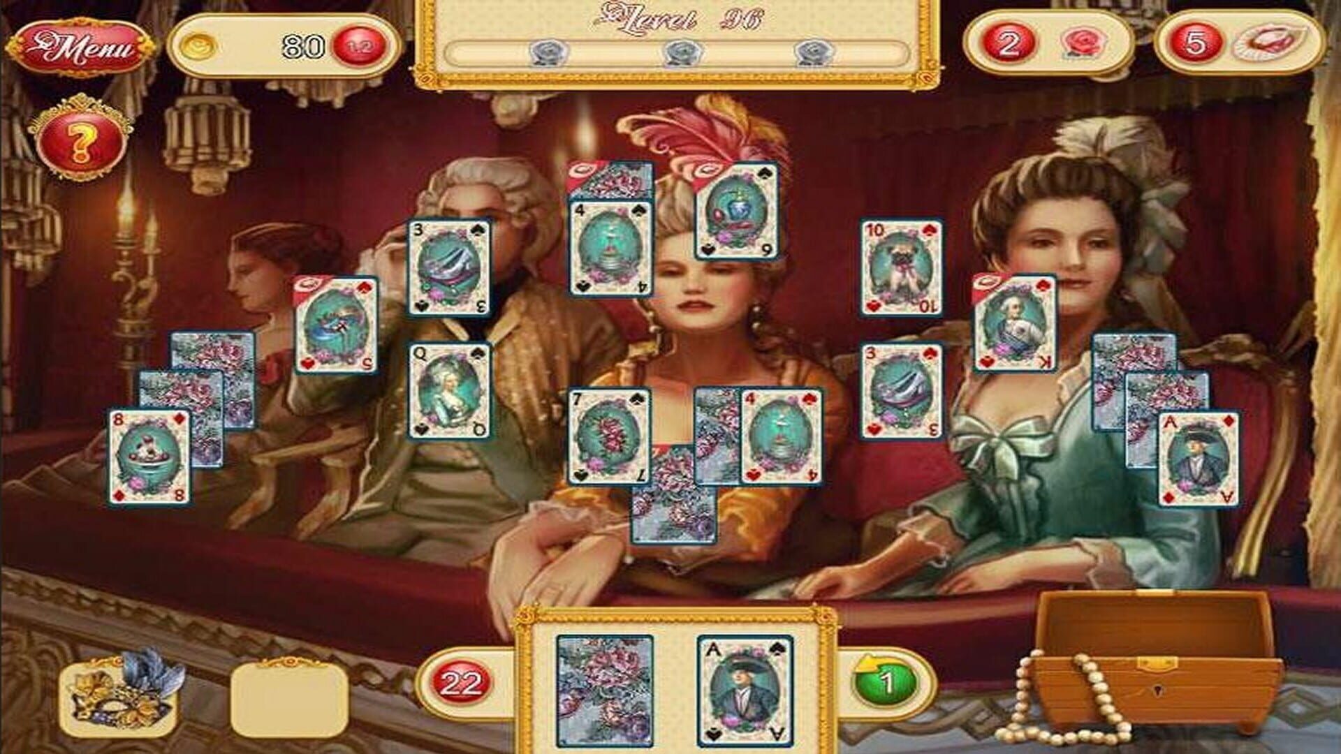 Foto do jogo Marie Antoinette's Solitaire