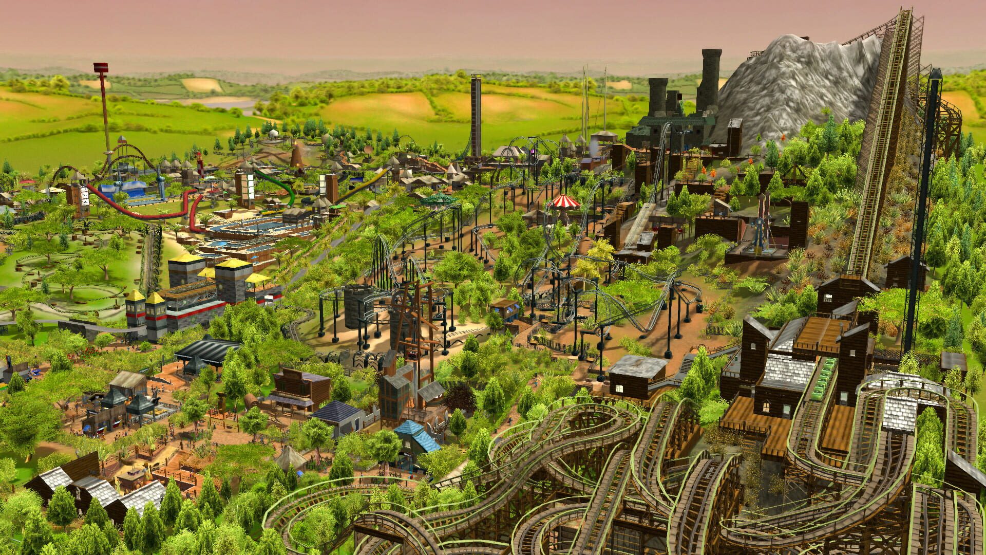 Foto do jogo RollerCoaster Tycoon 3: Complete Edition