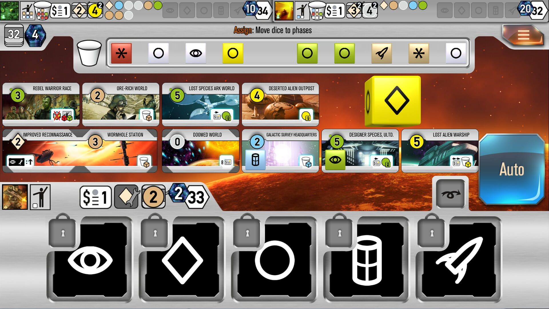 Foto do jogo Roll for the Galaxy