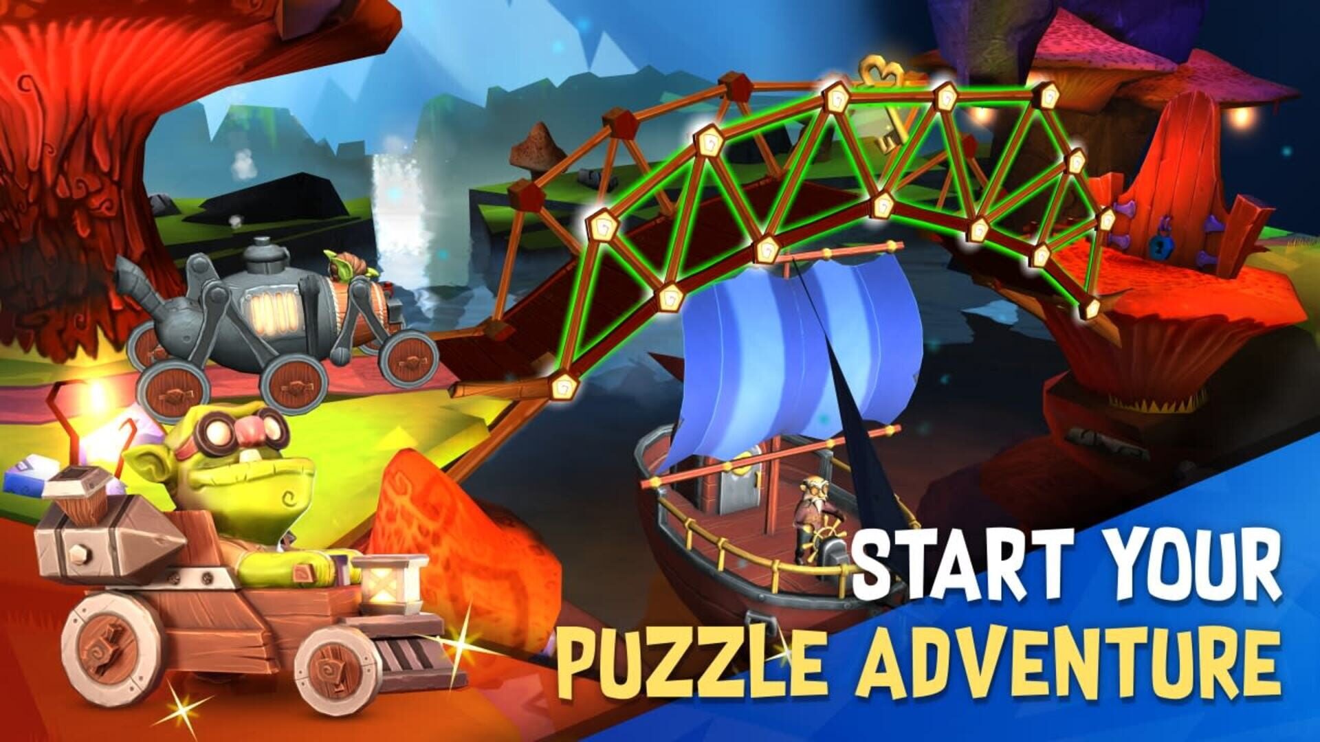 Foto do jogo Bridge Builder Adventure