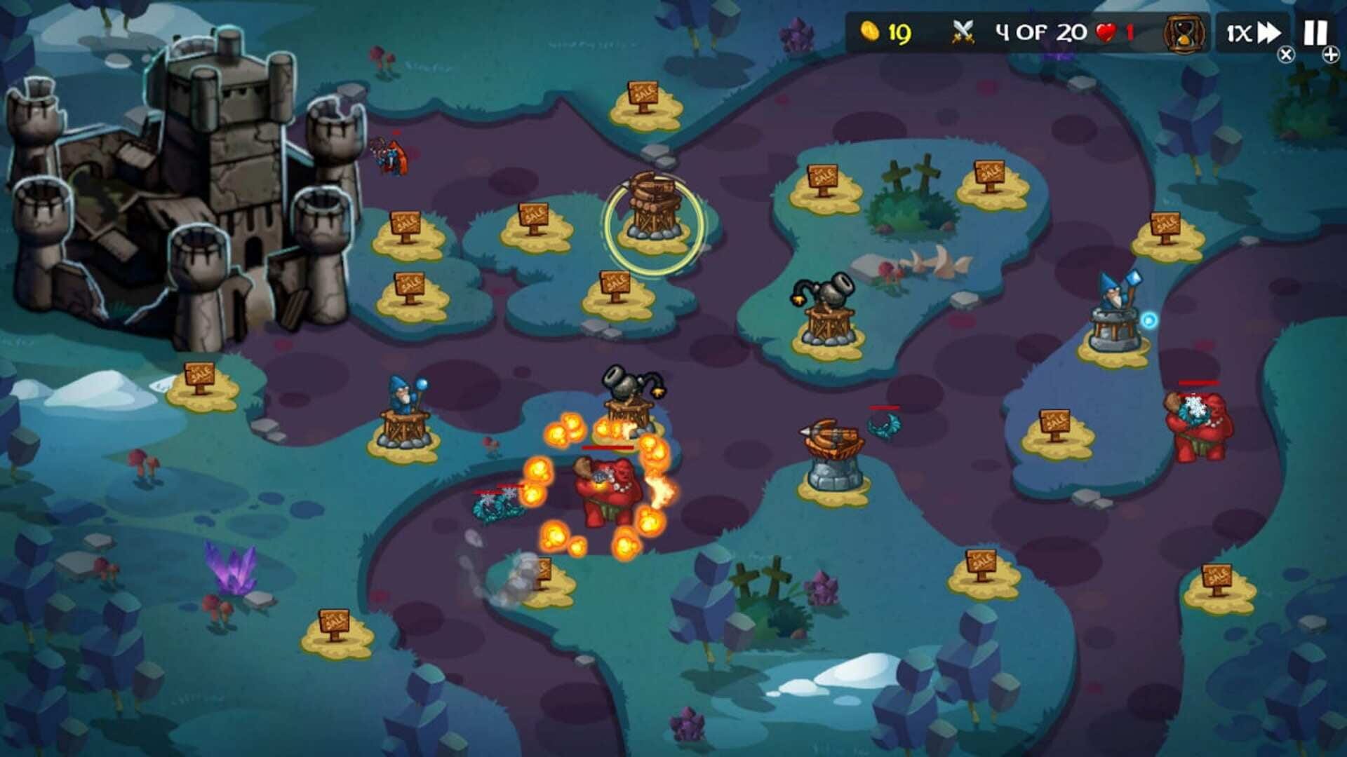 Foto do jogo Fantasy Tower Defense