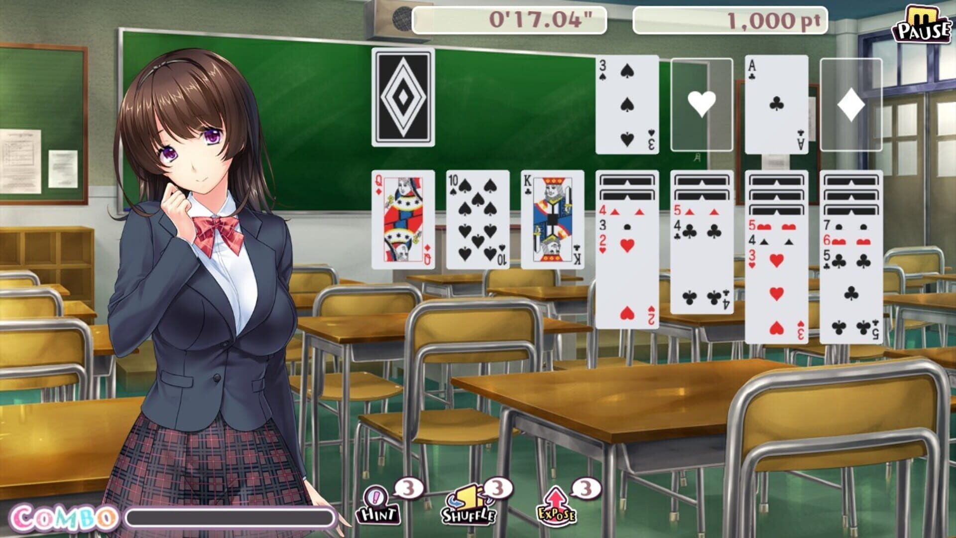 Foto do jogo Pretty Girls Klondike Solitaire