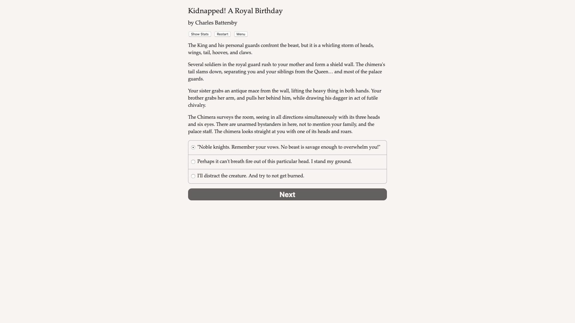 Foto do jogo Kidnapped! A Royal Birthday