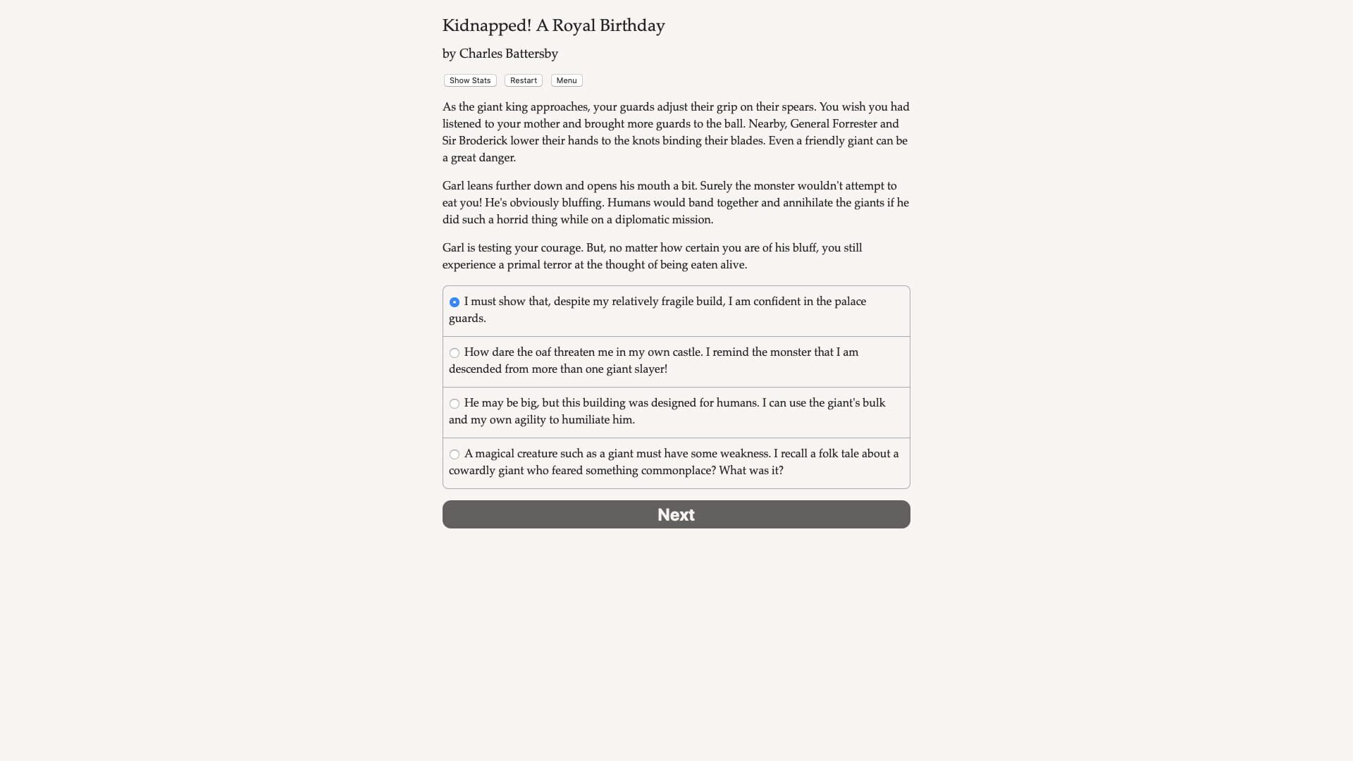 Foto do jogo Kidnapped! A Royal Birthday