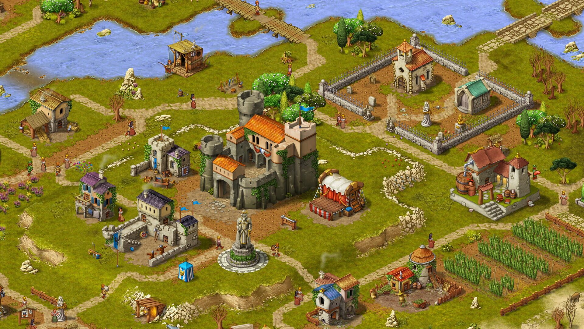 Foto do jogo Townsmen: A Kingdom Rebuilt - The Seaside Empire