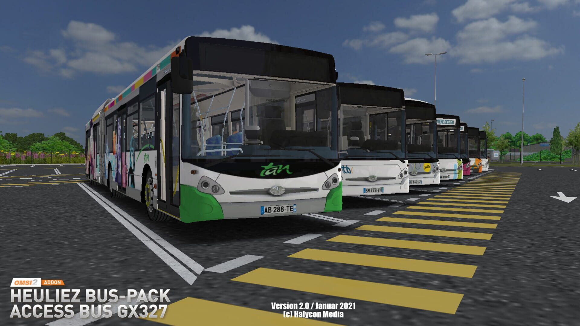 Foto do jogo OMSI 2: Heuliez Bus-Pack Access Bus GX327