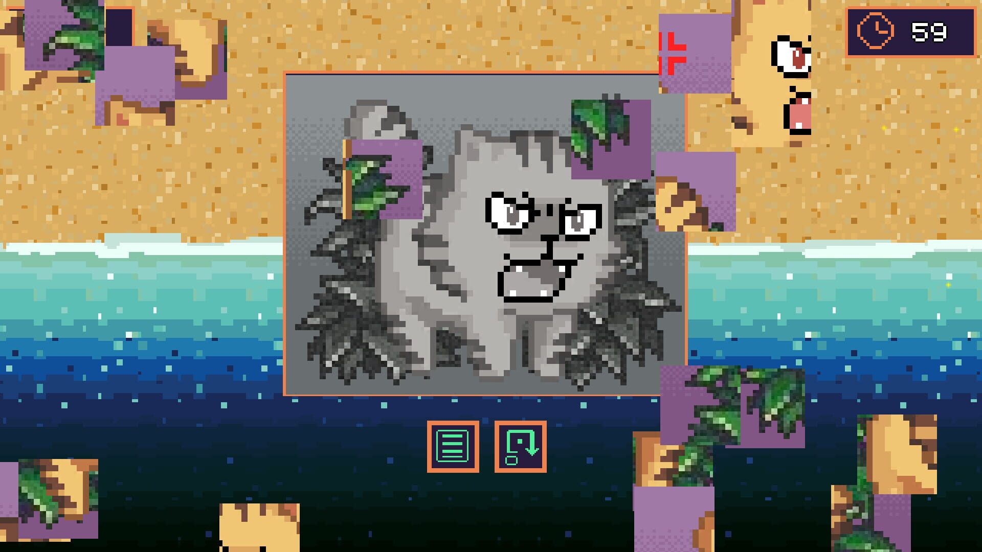 Foto do jogo Puzzle Angry Cat